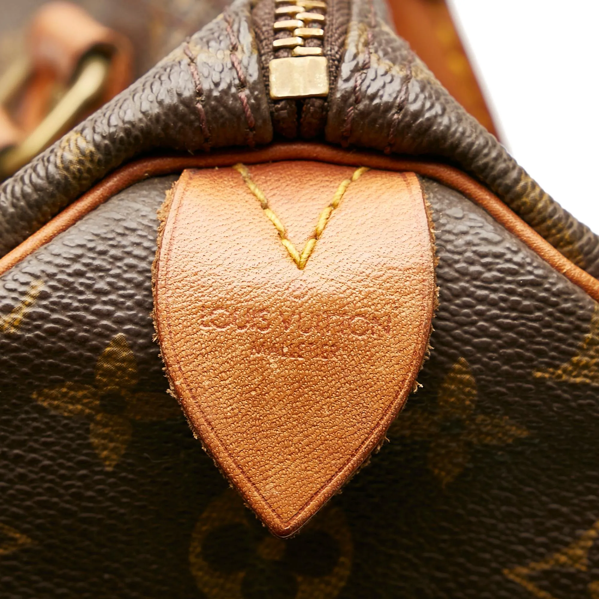 Louis Vuitton Monogram Speedy 35 (SHG-34053)