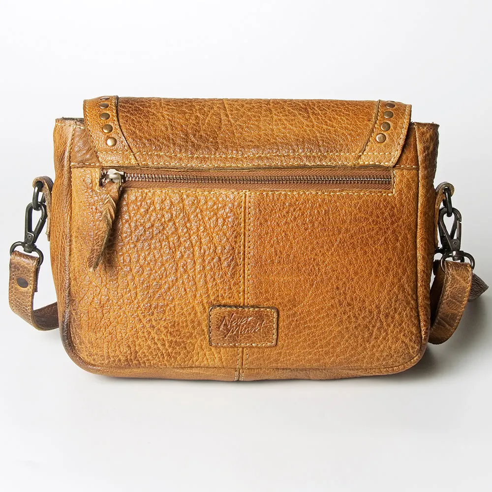 Never Mind Nmbgz101B Cross Body I Vintage Handmade Genuine Cowhide Leather Women Bag Western Handbag Purse