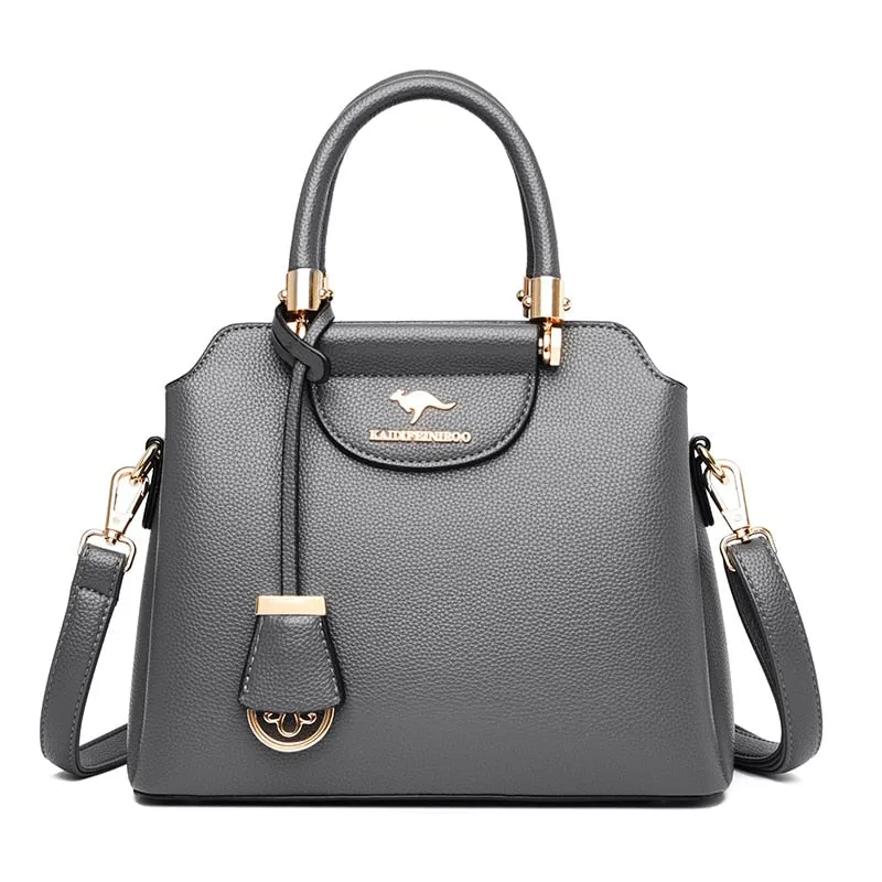 Soft Leather Luxury Casual Tote Handbags